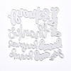 Carbon Steel Cutting Dies Stencils DIY-I083-02P-1
