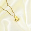 Ion Plating(IP) 304 Stainless Steel Pendant Necklace NJEW-K255-22G-2