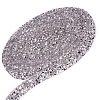 Glitter Resin Hotfix Rhinestone(Hot Melt Adhesive On The Back) DIY-WH0157-43E-04-1