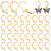   50Pcs Brass Leverback Earring Findings KK-PH0006-08-1