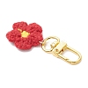 8Pcs Flower Handmade Cotton Knitting Pendant Decorations HJEW-JM03698-01-5