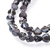 Electroplate Glass Beads Strands EGLA-L017-HP-A04-2