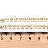 2.5MM Brass Oval Link Chain Necklaces X-NJEW-M108-20G-3