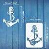 Large Plastic Reusable Drawing Painting Stencils Templates DIY-WH0202-066-2