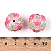 Fruit Round Resin Beads RESI-T059-03I-3