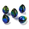 Gradient Color & Luminous Handmade Silver Foil Lampwork Beads LAMP-I028-07B-2