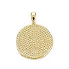 Brass Enamel Pendants KK-Q283-057F-NR-2