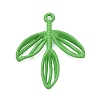 Spray Painted Alloy Pendants AL-CBAF9D9-01B-02-1