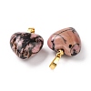 Natural Rhodonite Pendants G-I311-A14-G-2