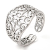 Non-Tarnish 304 Stainless Steel Open Cuff Rings RJEW-K245-75P-3