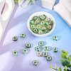 30Pcs Printed Transparent Resin European Beads RESI-TADJ0001-03I-4