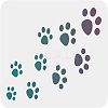 Large Plastic Reusable Drawing Painting Stencils Templates DIY-WH0202-038-1