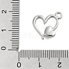 Anti-Tarnish 304 Stainless Steel Pendants STAS-D192-12P-3