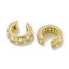 Ring Rack Plating Brass Cuff Earrings EJEW-E312-05G-2