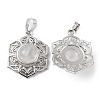Natural Quartz Crystal Pendants G-P498-02P-06-2