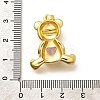 Rack Plating Brass Micro Pave Cubic Zirconia Pendants KK-L226-006G-05-3