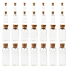 24Pcs 4 Styles Glass Jar Glass Bottles AJEW-FS0001-21-1