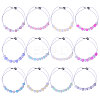 12Pcs Glass Seed Beads Locking Stitch Markers HJEW-CA00013-1