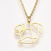 201 Stainless Steel Pendant Necklaces NJEW-T009-JN026-2-45-1