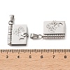 304 Stainless Steel Pendants SA-CBA694E-01P-05-4