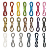 20 Strands 20 Colors Flat Imitation Leather Cord WL-TA0001-01-2