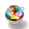 Galaxy Theme Luminous Glass Ball Pendants GLAA-D021-01P-02-2