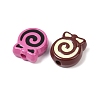 Opaque Acrylic Beads OACR-H057-06-2