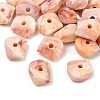Two Tone Opaque Acrylic Imitation Gemstone Beads OACR-T033-08A-2