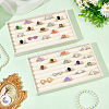 7-Slot Rectangle Velvet Wedding Ring Storage Display Trays AJEW-WH0471-129B-4