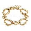 304 Stainless Steel Link Chain Bracelets for Women LS-BJEW-Z137-01G-4