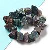 Raw Rough Natural Indian Agate Beads Strands G-P528-A09-01-2