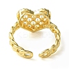 Bass Micro Pave Cubic Zirconia Ring RJEW-Z033-14G-3