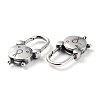 925 Thailand Sterling Silver Lobster Claw Clasps STER-D003-15AS-2