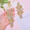 Flower Glass Hotfix Rhinestone FIND-WH0148-265A-01-3