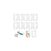 Transparent PET Tea Storage Boxes CON-WH0106-08B-7