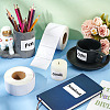 2 Rolls 2 Styles Rectangle Paper Thermal Printable Label Stickers STIC-BC0001-06-5