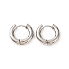 Non-Tarnish 304 Stainless Steel Hoop Earrings for Women EJEW-F339-01P-01-1