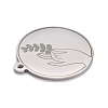 Non-Tarnish 304 Stainless Steel Pendants STAS-C032-06P-2