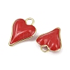 Brass Enamel Pendants KK-I358-002G-A01-2