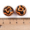 Halloween wood beads WOOD-S064-01A-3