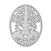Carbon Steel Cutting Dies Stencils DIY-WH0170-166-3