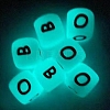 Cube Luminous Silicone Beads FIND-SZC0013-141-1