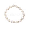 Natural Cultured Freshwater Pearl Beads Stretch Bracelets for Women BJEW-JB11593-2
