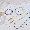 5 Strands Handmade Millefiori Glass Bead Strands LAMP-DR0001-04A-4