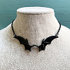 Gothic Bat Wings Alloy Pendant Necklaces FS-WG0FB67-02-2