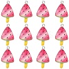 10Pcs Transparent Resin Pendants RESI-YW0005-12-1