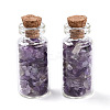 Glass Wishing Bottle Display Decorations AJEW-T013-02J-1