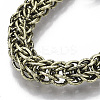 Men's Alloy Wheat Chain Bracelets BJEW-T014-09AB-4