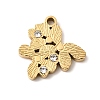 304 Stainless Steel Pendants STAS-K297-02C-G-1