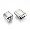 Tarnish Resistant 304 Stainless Steel Magnetic Clasps with Glue-in Ends LS-STAS-G101-44P-2